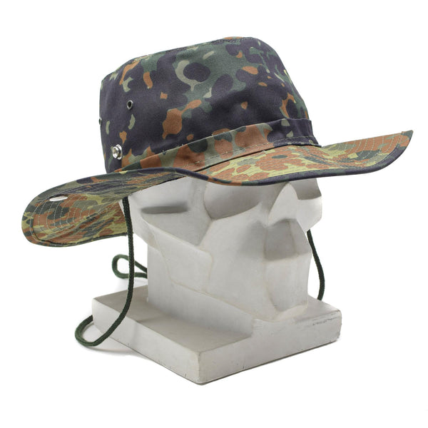MFH Marke Militärischer Buschhut Flecktarn Panamahut Dschungel Sommermütze NEU
