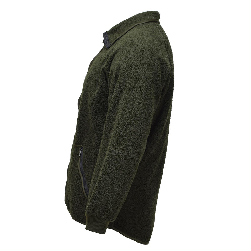 Original niederländische Militär-Fleecejacke, warme, weiche Thermo-Sportbekleidung für kaltes Wetter