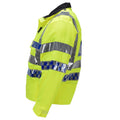 Original reflektierende Warnschutz-Uniformjacke der schottischen Polizei, Gelb