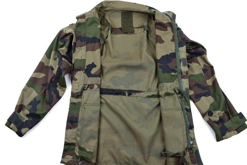 Original französische Armee Parka Feline T4 Kampfjacke CCE Camouflage Tropenwetter NEU