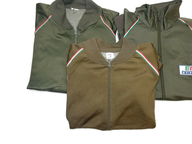 Echte italienische Armee Trainingsanzug Top Jacke Militär Sport Vintage
