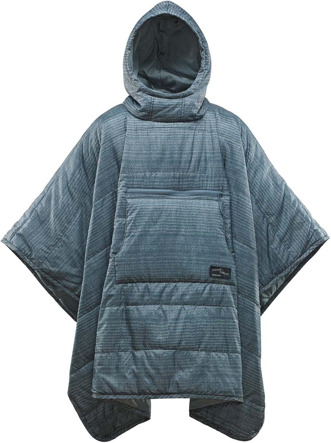 Therm-a-Rest Honcho Poncho, isolierte Campingdecke, wasserabweisend, Schwarz
