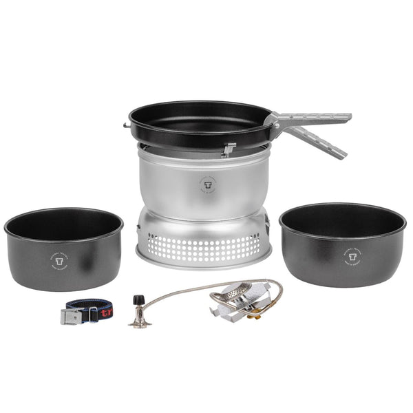 Trangia Camping Kochgeschirr Herd Set Gasbrenner Aluminium kompakt ultraleicht Wandern