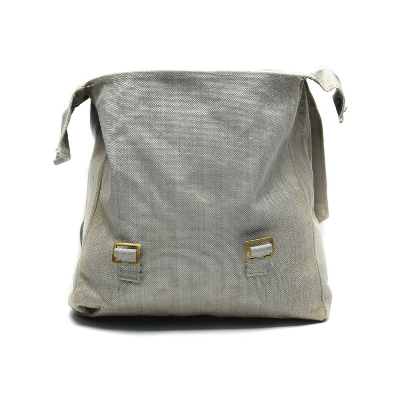 Original britische Armee M37 Brotbeutel Canvas grau Pack Militär große Seitentasche