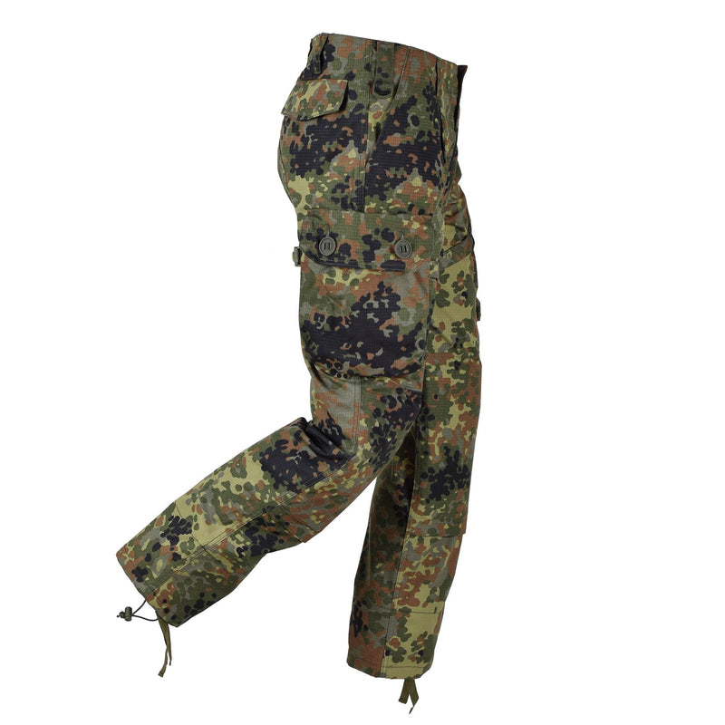 TACGEAR Marke Bundeswehr Feldhose im Stil der Bundeswehr Flecktran Camo Ripstop
