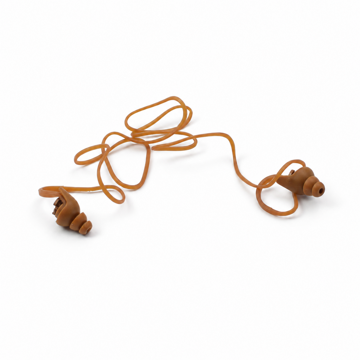 Originales deutsches Militär-In-Ear-Gehörschutz-Ohrstöpsel-Etui in Orange
