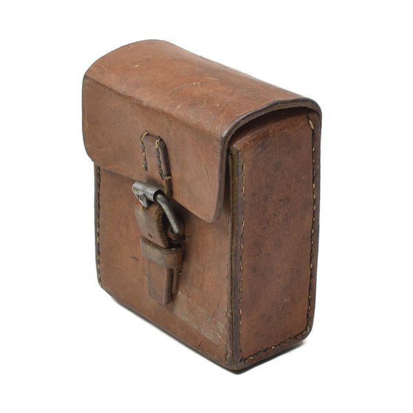 Original schwedische Militär Gürteltasche aus Hartleder Universal Magazintasche Vintage