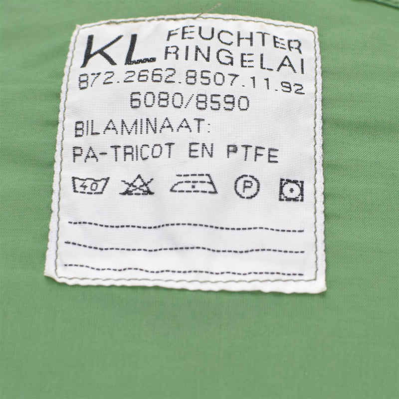 Original olivgrüne OD-Parka-Innenjacke der niederländischen Armee, wasserdichte PTFE-Kampf-Militärjacke