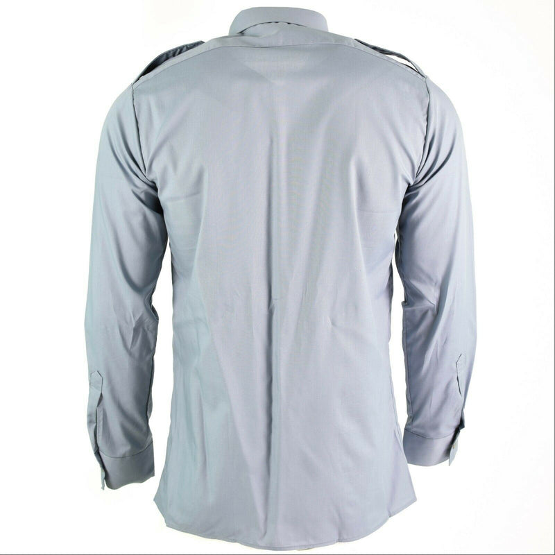 Original Österreichisches Bundesheer Hemd Grau Militärdienst Langarm BDU NEU