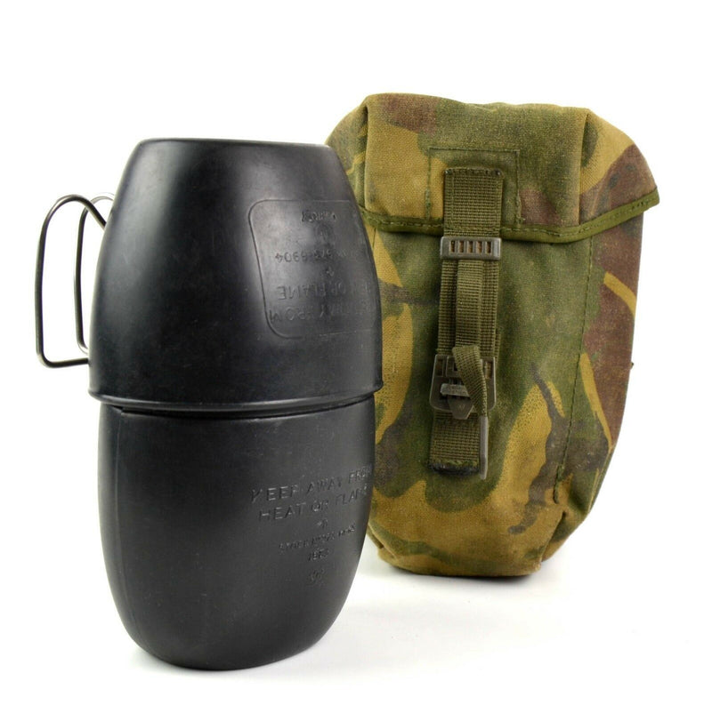 Original britische Armee Feldflasche mit Becher 58 Wasserflasche mit Beutel