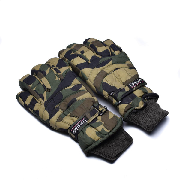 Marke Thinsulate Handschuhe Winter Woodland Flecktarn Olive Camouflage