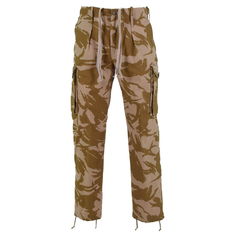 Echte britische Armee Kampfhose DPM Wüstenhose Ripstop feuerhemmend NEU