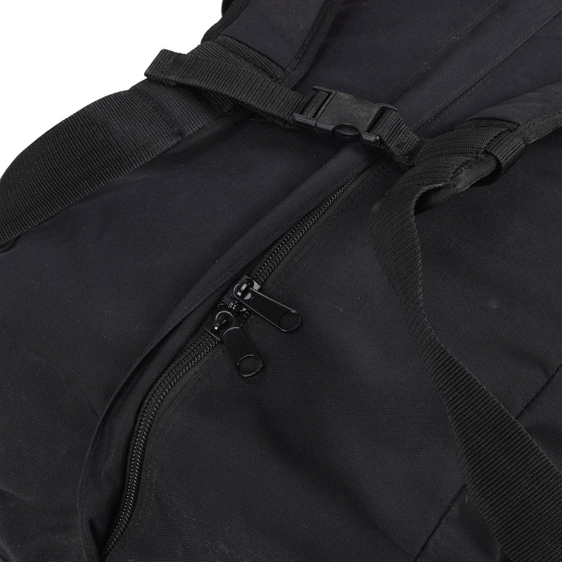 Original niederländische Militär-Reisetasche, Sporttasche, Reiserucksack, schwarz