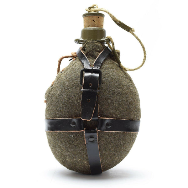 Original Trinkflasche der tschechischen Armee M60, Wasserflasche, Feldflasche, Korkenverschluss 