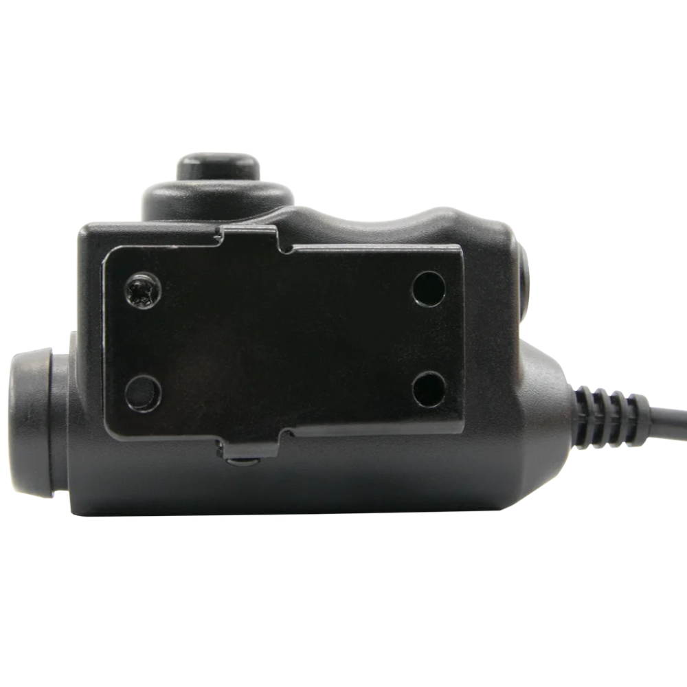 EARMOR M51 PTT-Kommunikationsadapter Kenwood 2-Pin-Funkanschluss Schwarz