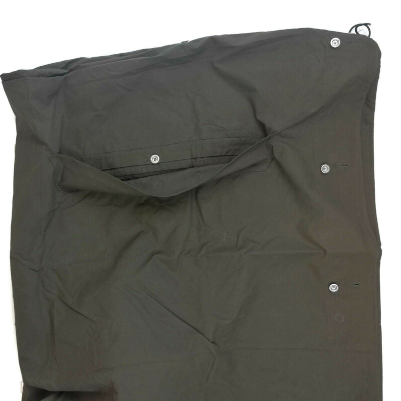 Original schwedischer Armee-Halbzeltbahn-Poncho, Oliv, Überschuss
