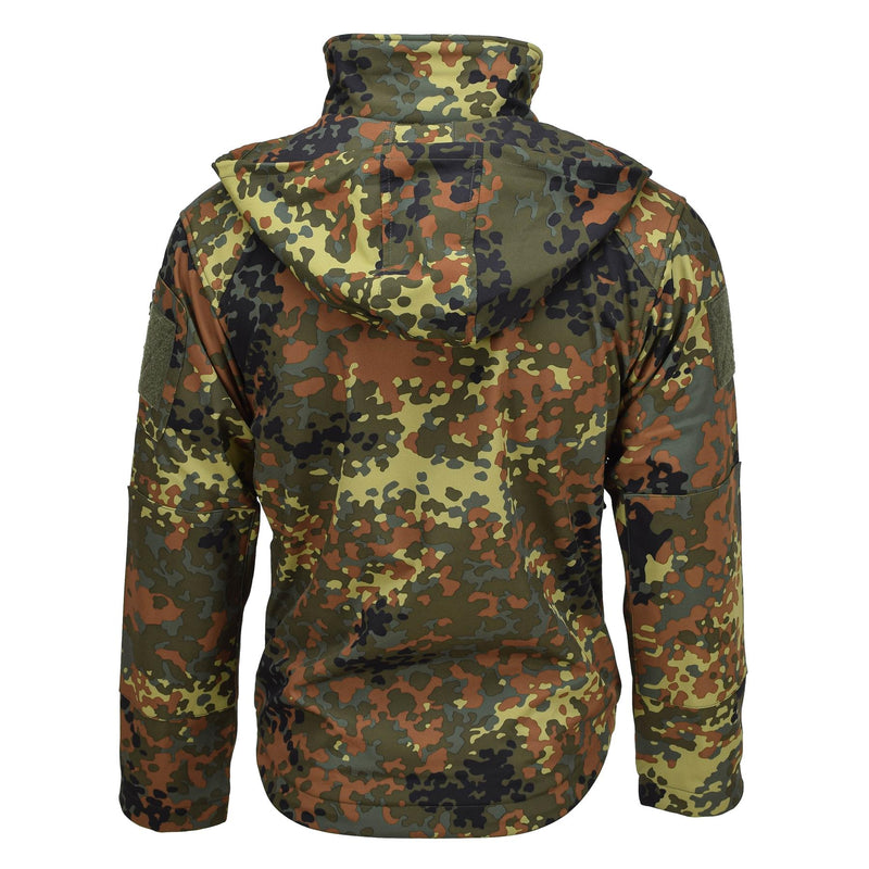 MIL-TEC Softshelljacke SCU 14 Deutsch Flecktarn Outdoor Wanderoberbekleidung