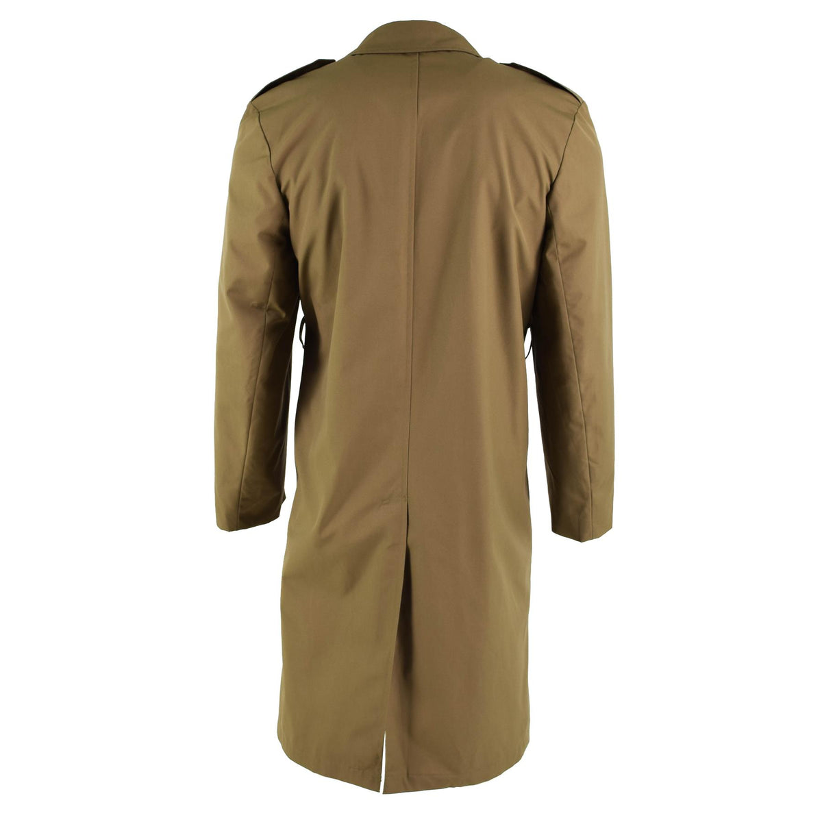 Originaler formeller Trenchcoat der niederländischen Armee, brauner Offiziersmantel im Militär-Surplus-Stil NEU