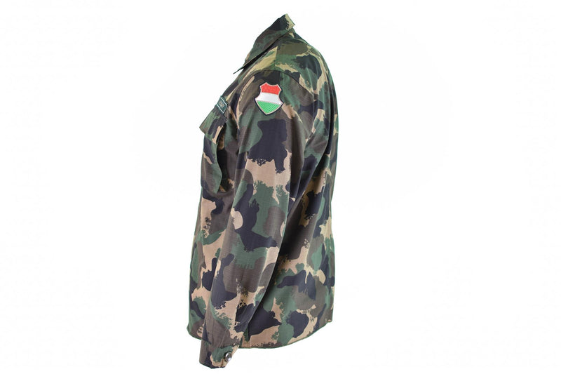 Echtes ungarisches Armeehemd M90 4-farbiges Camouflage Langarm Militär NEU