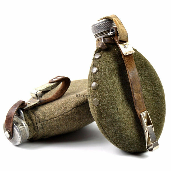 WWII Original Schweden schwedische Armee Trinkflasche Wasserflasche Militär Feldflasche