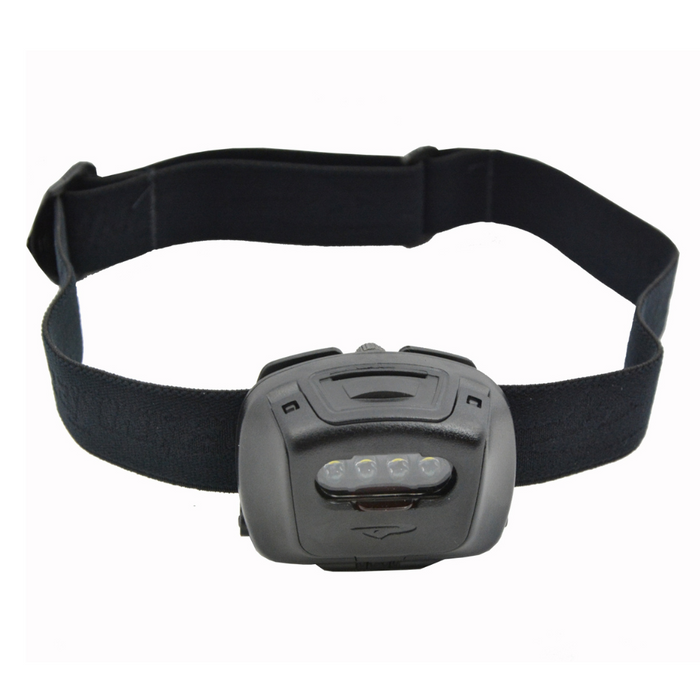 Princeton-Tec Quad Tactical MPLS Mehrfarbige Stirnlampe 78 Lumen IPX7 Schwarz