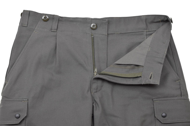 Leo Kohler Feldhose Kampfhose Militär Truppen Cargohose Baumwolle uni oliv