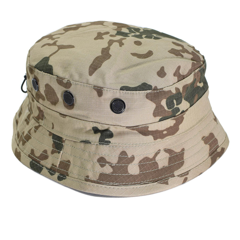 TACGEAR Marke Deutsch Armee Stil Bucket Boonie Hut Wüste Flecktran Camo Ripstop
