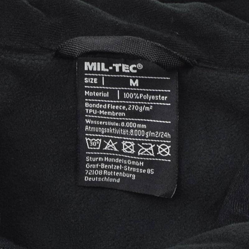 MIL-TEC Fleecejacke für kaltes Wetter, Thermo-Wander- und Aktivbekleidung, wasserabweisend
