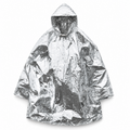 Mil-Tec Notfall-Überlebens-Poncho mit Kapuze, leichter Thermo-Regenschutz