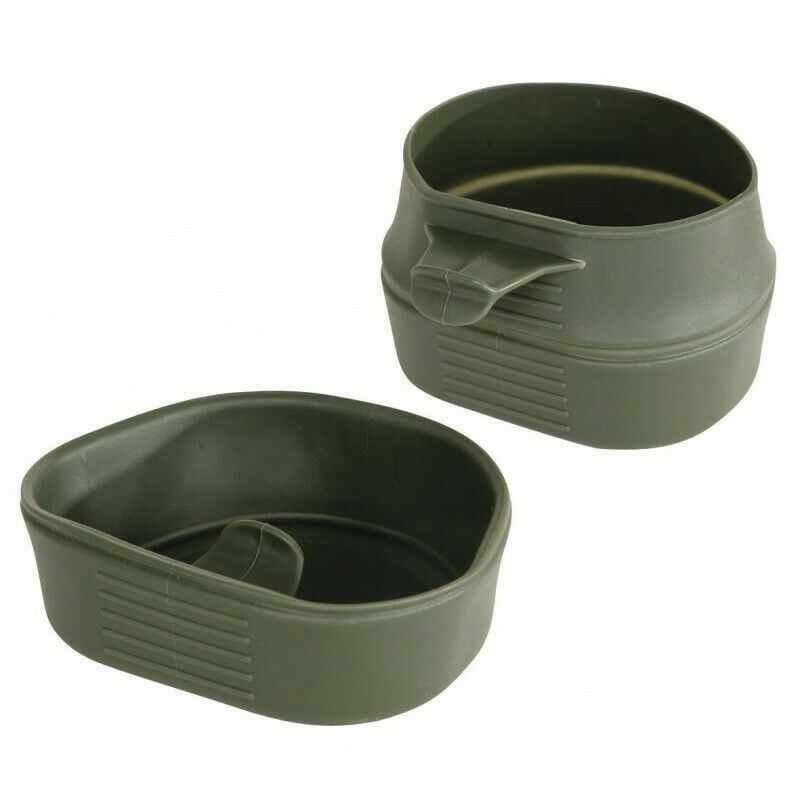 Original Wildo Marke zusammenklappbar faltbar Camping Becher Bushcrafter leicht NEU