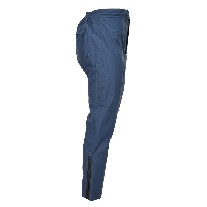 Original britische Royal Air Force Hose, wasserdichte blaue RAF-Regenhose