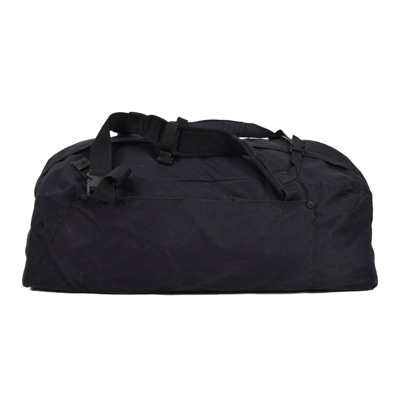 Original niederländische Militär-Reisetasche, Sporttasche, Reiserucksack, schwarz