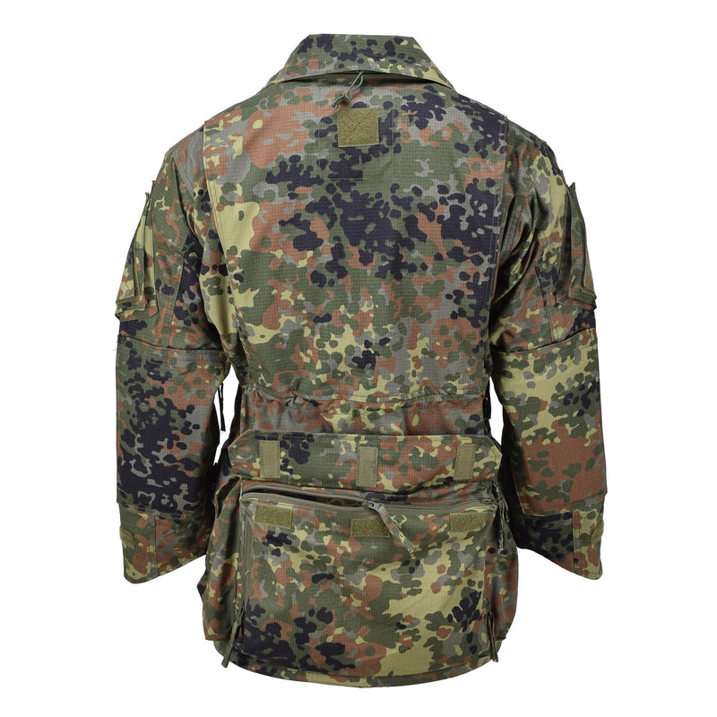 TACGEAR Marke Militärischen stil kommando smock jacke full-zip ripstop flecktran