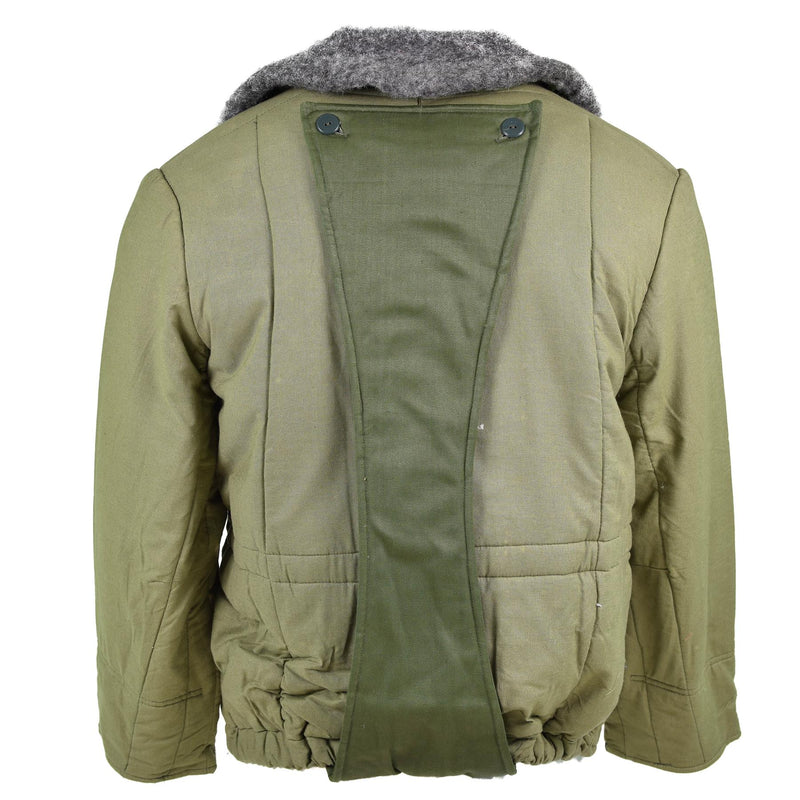 Echte ungarische Armee Steppjacke M65 Pelzkragen Warmer Winterparka NEU