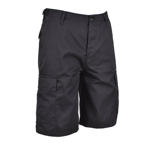 Mil-Tec Brand Militär-Stil Truppen Bermuda Kampfuniform Armee Shorts schwarz