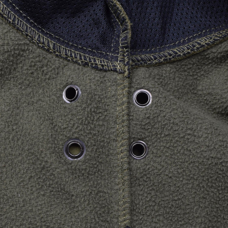 Original holländische Militär Softshelljacke mit Reißverschlusstaschen und belüfteten Achseln, oliv