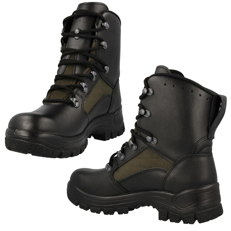 Original deutsche Militär Kampfstiefel Leder Textil taktische Feldschuhe NEU