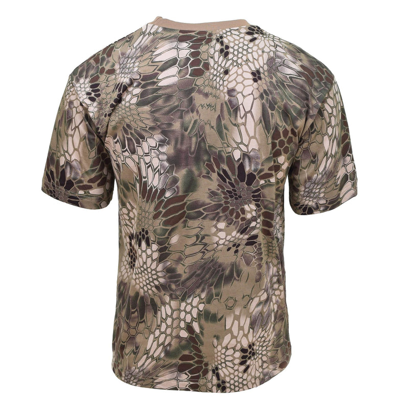 MFH Brand US Militär T-Shirt Kurzarm Unterhemd Snake FG Camo Baselayer