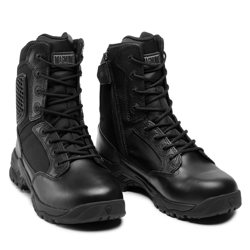 Magnum Strike Force 8.0 Kampfstiefel Leder taktischer Einsatz Wanderschuhe schwarz