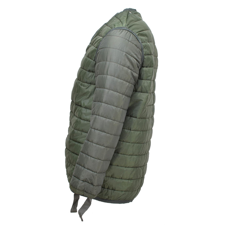 Original griechische Armee M65 Liner Jacke gesteppt warme Militärjacke Futter grün
