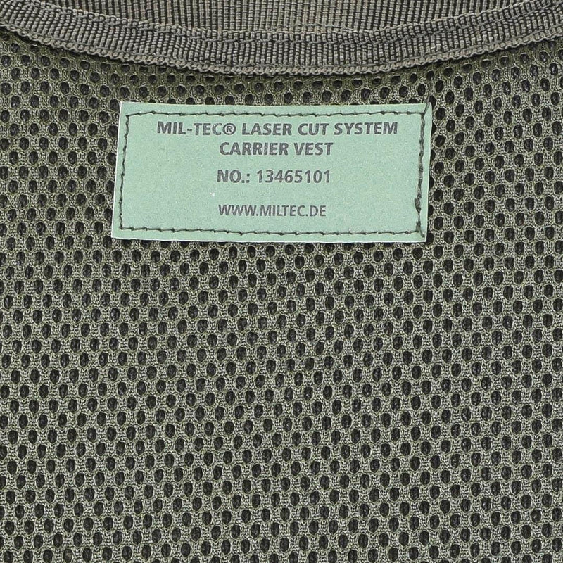 MIL-TEC LASER CUT modularer Plattenträger taktische Kampfweste Molle Oliv