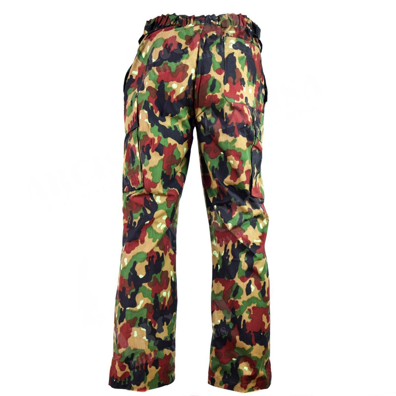 Original Schweizer Armee Hose M83 Kampf Alpenflage Camo Feldhose Schweiz