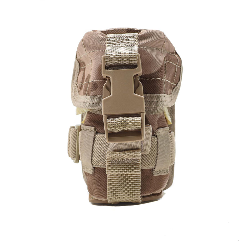 Original Tschechische Militär-Granatentasche mit Molle-Schnalle, taktische Wüstentarnung