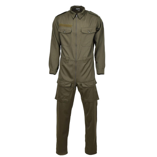 Original österreichischer Militär Mechaniker Overall Tank Arbeitskleidung Overall oliv NEU