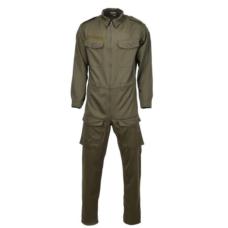 Original österreichischer Militär Mechaniker Overall Tank Arbeitskleidung Overall oliv NEU