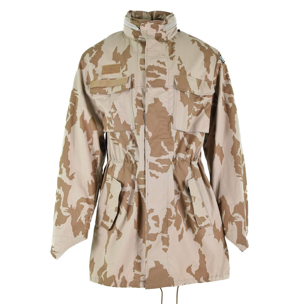 Original tschechische Armee Parka Winddichte Jacke BDU Wüstentarn Militär Überschuss NEU