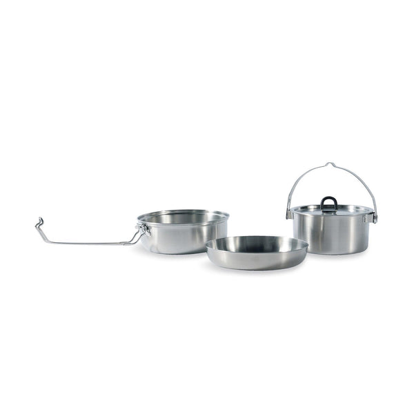 Tatonka Outdoor Cooking Schmorset Edelstahl Camping Wandern Kompakttopf