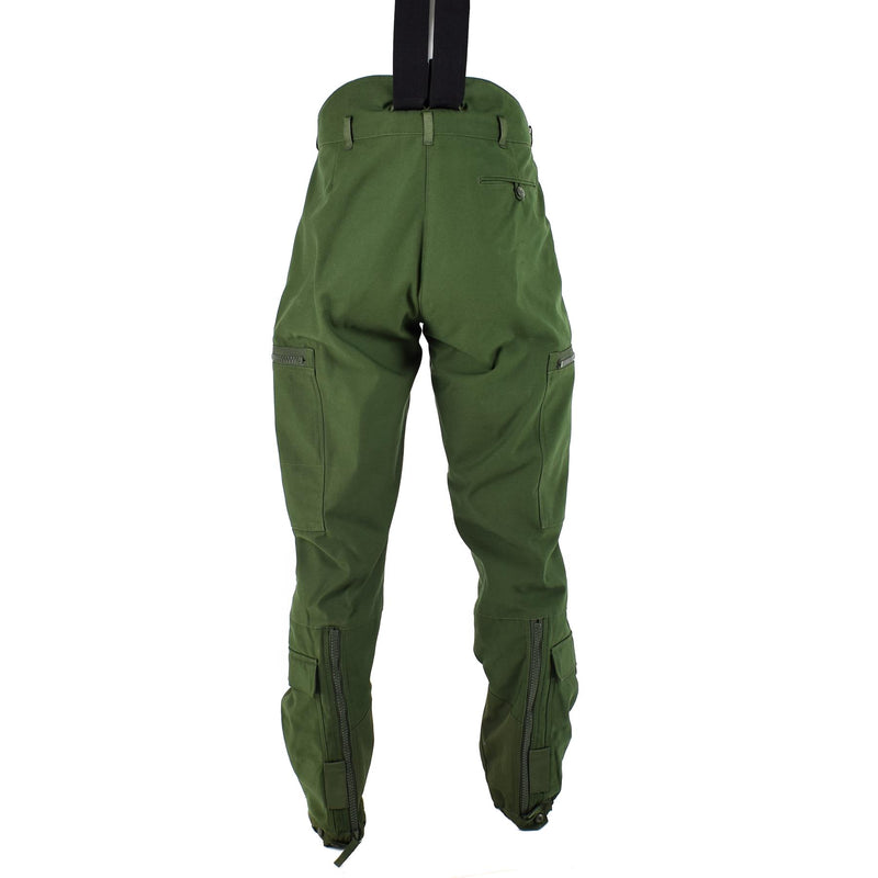 Original schwedische Thermo-Tankerhose M90 ​​Olive BDU Hose mit Hosenträgern Overall NEU