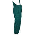 Original österreichische Militär-Thermo-Trägerhose für kaltes Wetter, isoliert, grün
