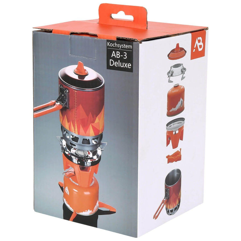 A.Blochl AB-3 Outdoor Kocher System Set Leichtgewicht Trekking Wanderküche NEU